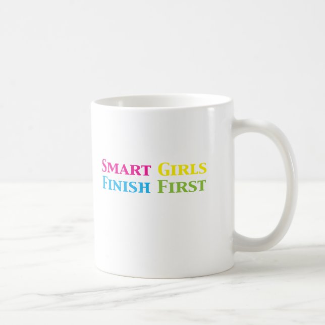 Mug Premiers cadeaux de finition futée de filles i (Droite)