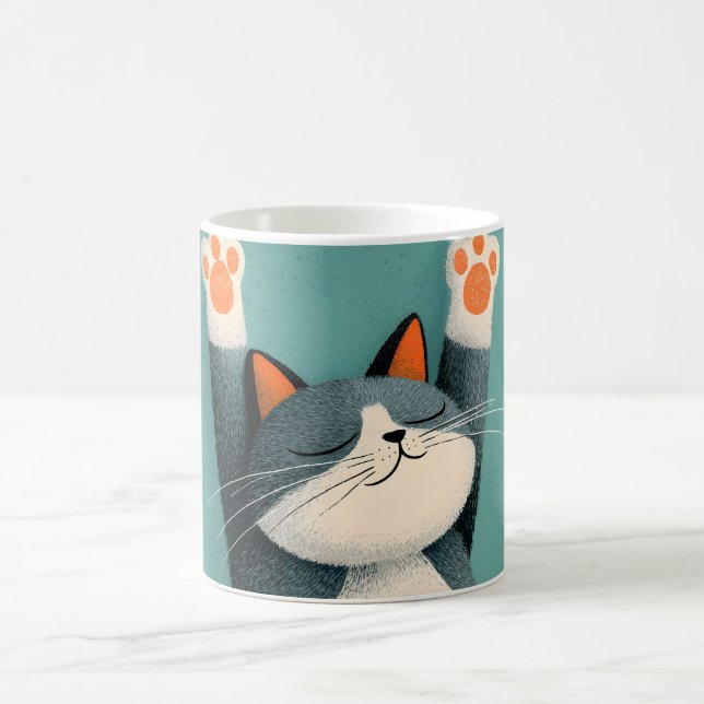 Mug Prendre des siestes professionnelles Chat drôle en (Centre)
