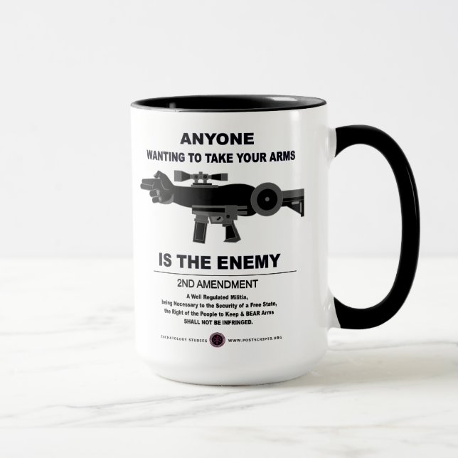 Mug Prendre les armes - 2e amendement (Droite)