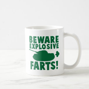 Mug Prenez garde des PETS EXPLOSIFS !