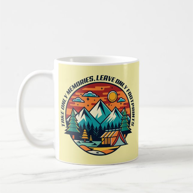Mug Prenez seulement des souvenirs, laissez seulement  (Gauche)
