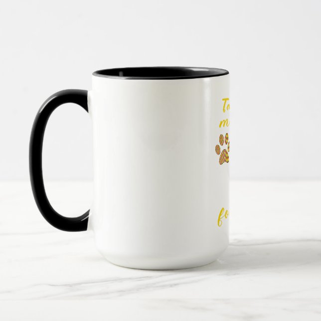 Mug Prenez seulement des souvenirs, laissez seulement  (Gauche)