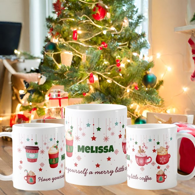 Mug Prenez Un Joyeux Petit Café Noël (Créateur téléchargé)