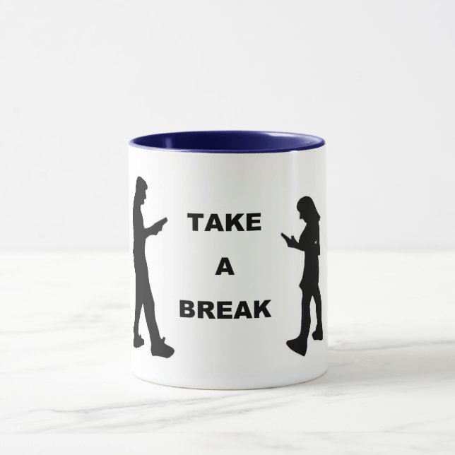Mug Prenez une pause dans la boue (Centre)