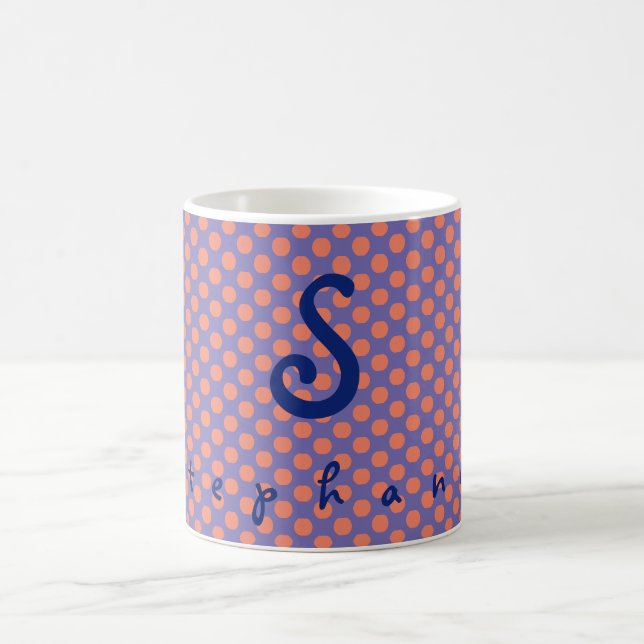 Mug Prénom personnalisé initial (Centre)