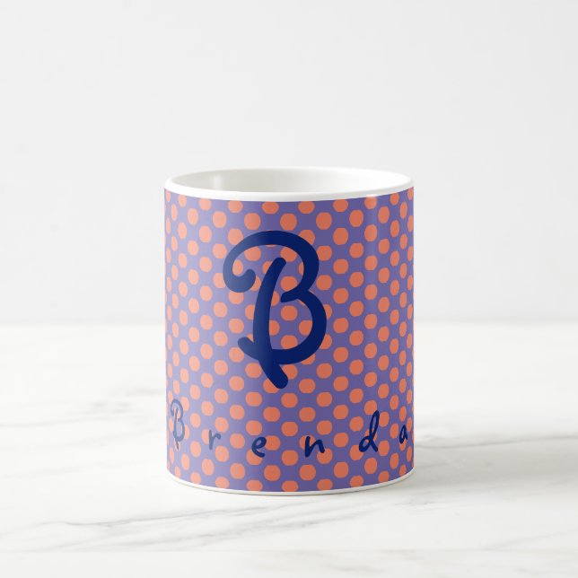 Mug Prénom personnalisé initial (Centre)