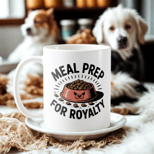 Mug Préparation de Repas pour la Royauté   Design Humo