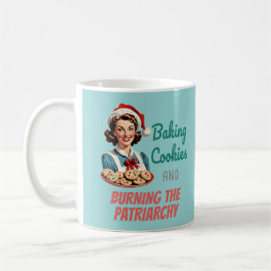 Mug Préparer des biscuits et brûler le patriarcat