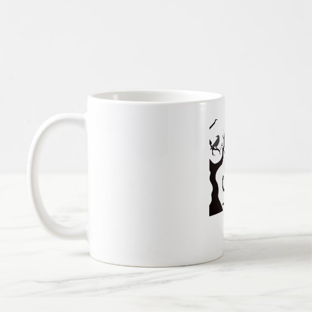 Mug Préparez-vous à une fête d'Halloween niçois tactil (Gauche)