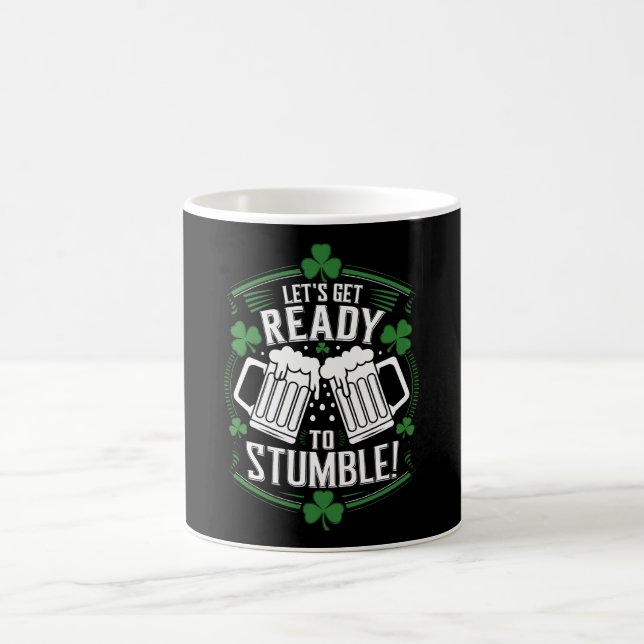 Mug Préparons-nous à trébucher Drôle de St Patrick's D (Centre)