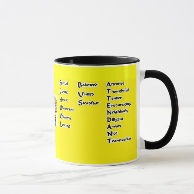 Mug Préposé d'autobus scolaire (Droite)