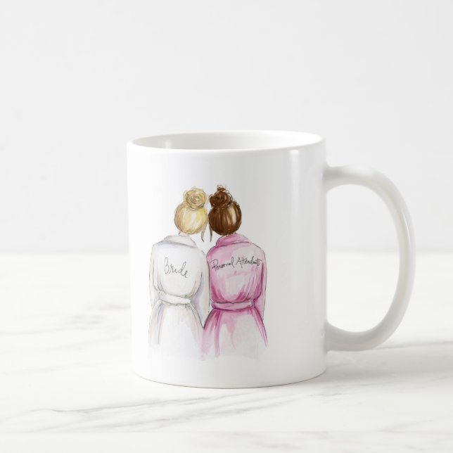 Mug Préposé personnel ? Jeune mariée de petit pain de (Droite)
