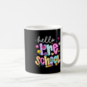 Mug Preppy Hello Preschool Retour À L'École Enseignant