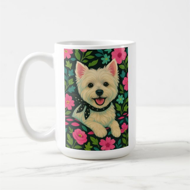 Mug Preppy Westie (Gauche)