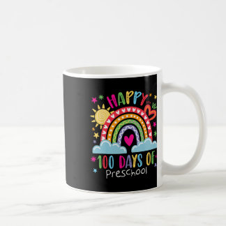 Mug Preschool Teacher Girls Kids Rainbow 100 Days Of S