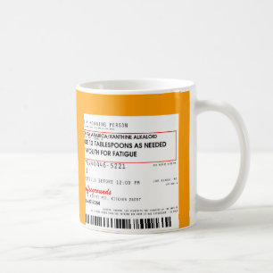 Mug Prescription de Rx de café