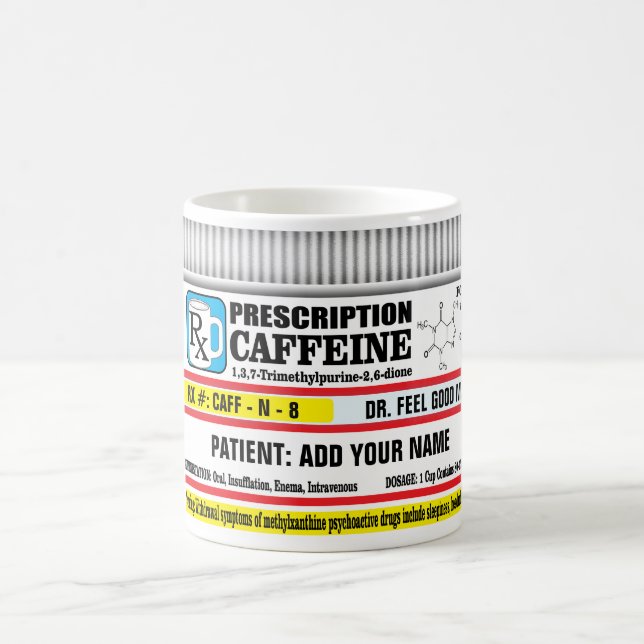 Mug Prescription RX Caffeine (Centre)