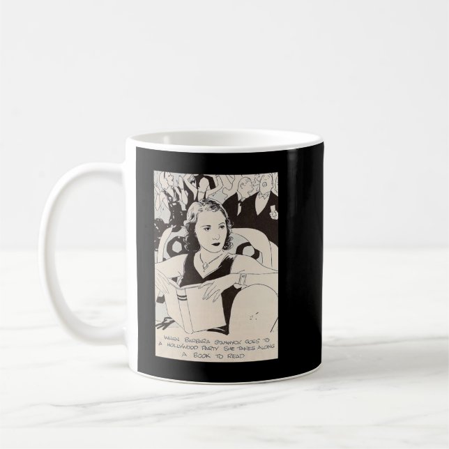 Mug Présentateur Spécial Stanwyck Drama Barbara Actric (Gauche)