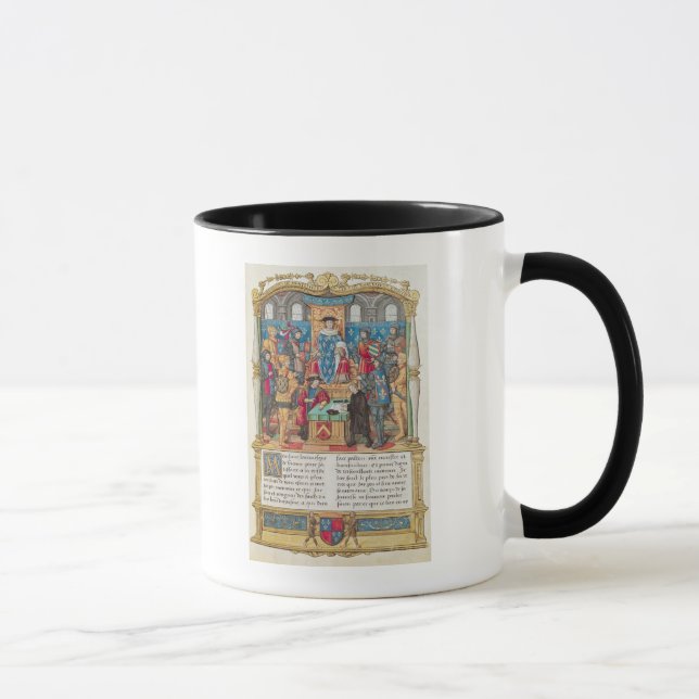 Mug Présentation des mémoires à Louis XI (Droite)