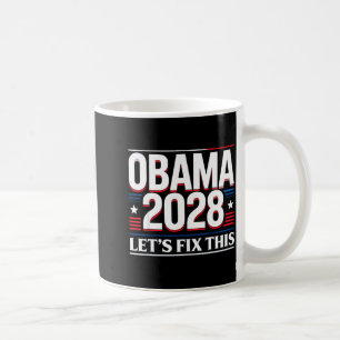 Mug Président Barack Obama 2028 Rtrait Patriotique Dém