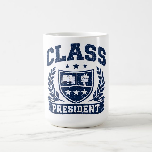 Mug Président de classe – Fierté du leadership étudian (Centre)