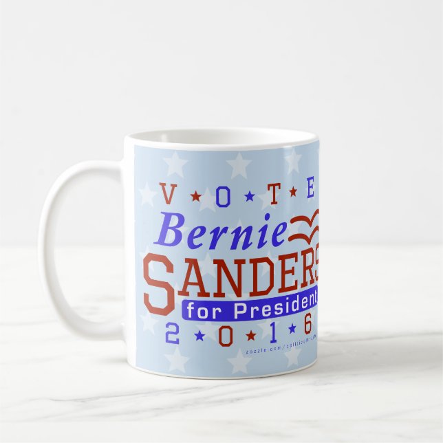 Mug Président de ponceuses de Bernie élection 2016 (Gauche)