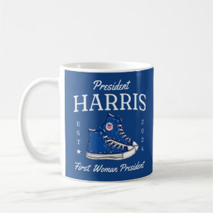 Mug Président Harris 2024 Première femme Présidente