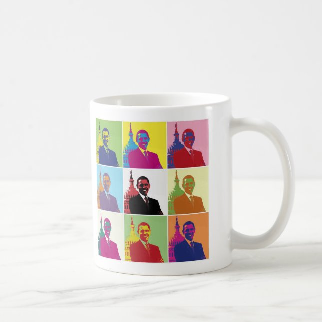 Mug Président Obama Pop Art (Droite)