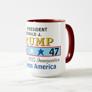 Mug Président Trump 45 47 Inauguration