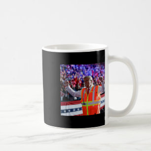 Mug Président Trump Garbyge Camion Ouvrier Gilet Méga