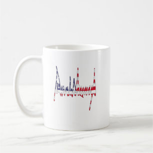 Mug Président Trump Signature Drapeau USA Couleur Patr