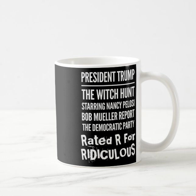 Mug President Trump The Witch Hunt Nancy Pelosi Bob Mu (Droite)