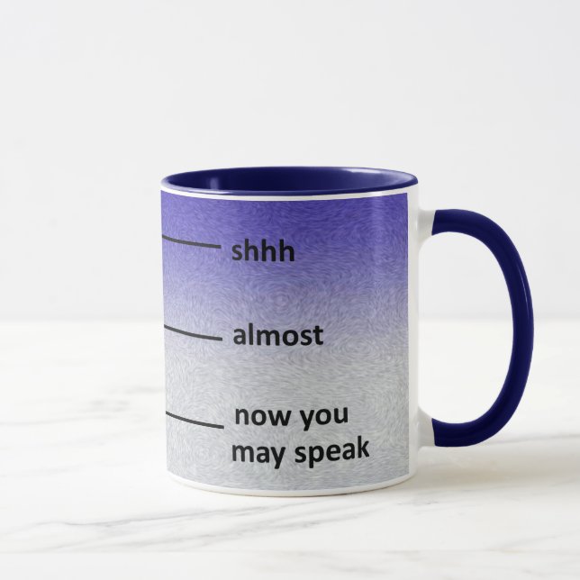 Mug Presque maintenant vous pouvez parler le bleu de (Droite)