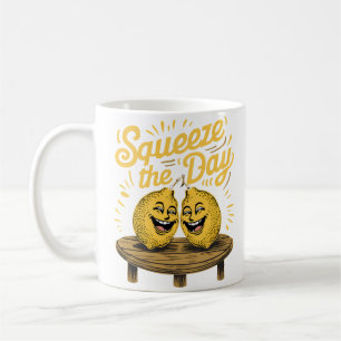 Mug « Pressez le jour » Motivation au citron