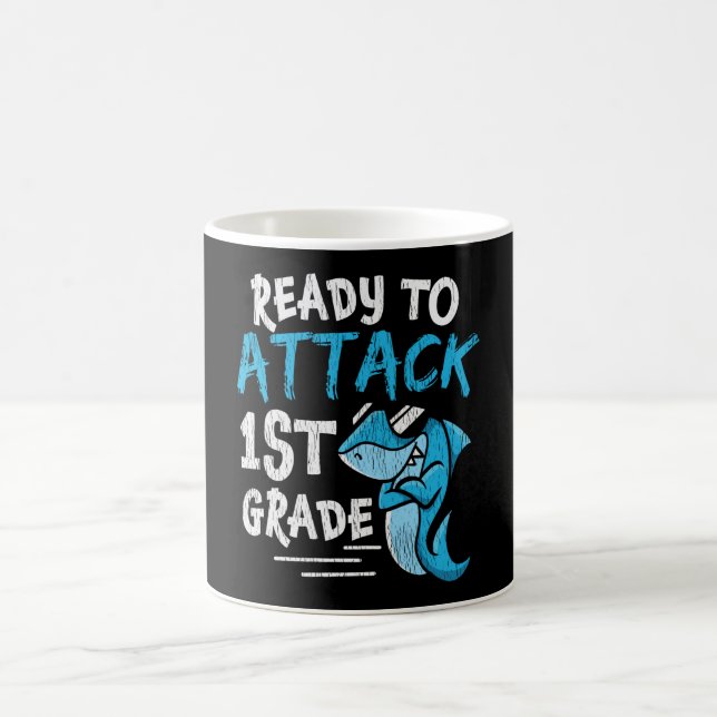 Mug Prêt à attaquer la rentrée en 1re année de requin  (Centre)