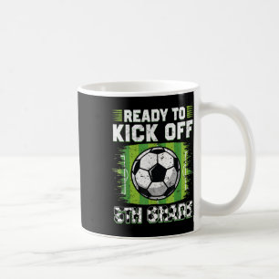 Mug Prêt à lancer le soccer de 5e année Premier jour d