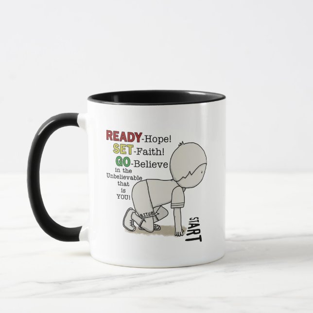 Mug Prêt, Pars, Crois-Toi ! (Gauche)