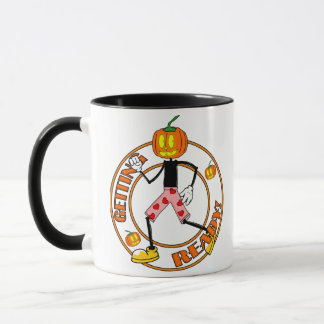 Mug Prêt pour Halloween Citrouille Retro Jack-O-Lanter