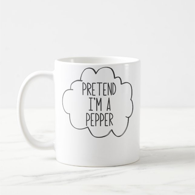 Mug Pretend JE SUIS Un Piment Halloween Pretend Piment (Gauche)