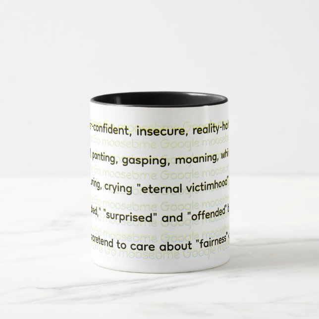 Mug Pretend to care about "fairness" and "equality!"  (Centre)