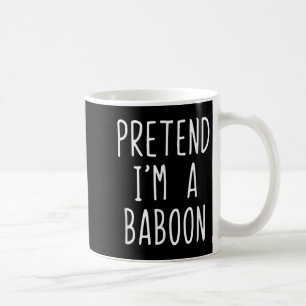 Mug Prétendre Que Je Suis Un Costume De Baboon Hallowe