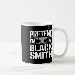 Mug Prétendre que je suis un costume d'Halloween forge