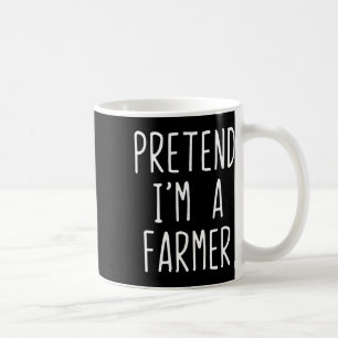 Mug Prétendre que je suis un costume fermier Halloween