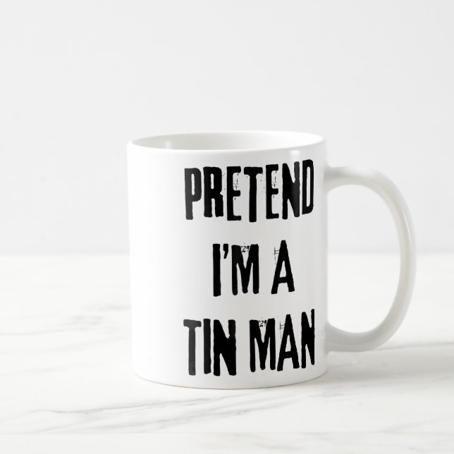 Mug Prétendre que je suis un homme mince Halloween Der (Droite)
