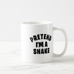 Mug Prétendre que je suis un serpent drôle Lazy Hallow
