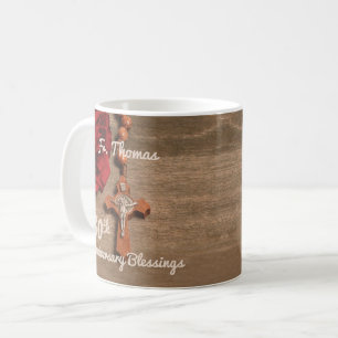 Mug Prêtre 30ème anniversaire de l'Ordination Rose e