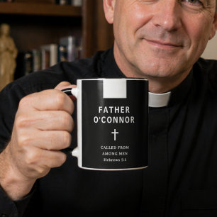 Mug Prêtre catholique Hébreux 5:1 Vocation Design