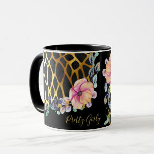Mug Pretty Girly Glitter