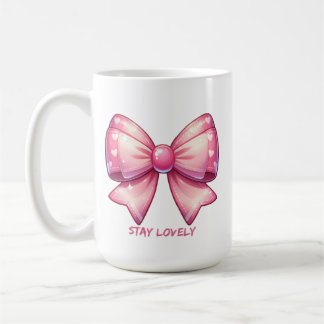 Mug Pretty Pink Bow-Stay Lovely