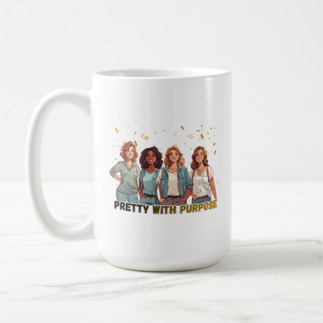 Mug Pretty With Purpose lnspirational Women (Gauche)